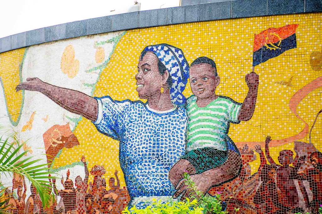 Mosaic Monument Angola Travel Luanda